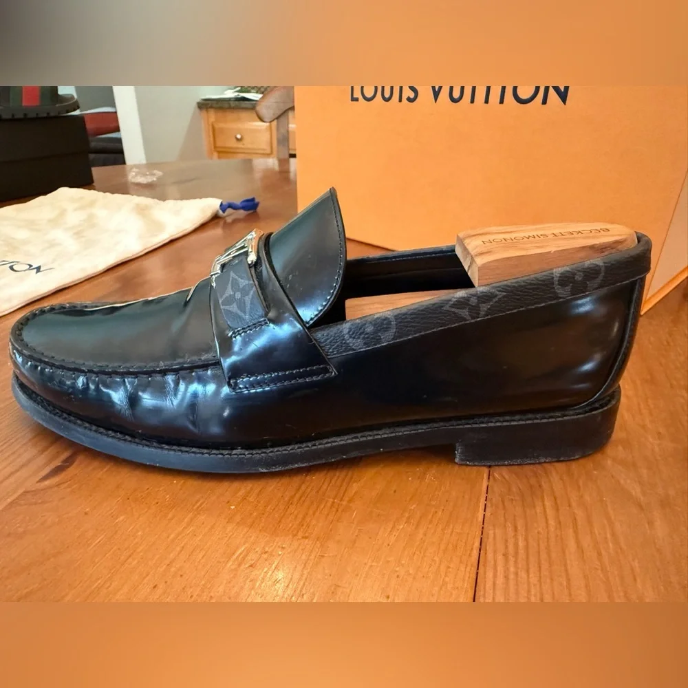 Louis Vuitton Black Men's Loafers - Picture 3 of 11
